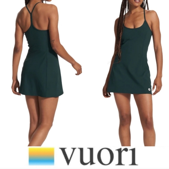 Vuori Women's One Shot Tennis Dress Breathable Active built in Shorts Ru… - Picture 13 of 14